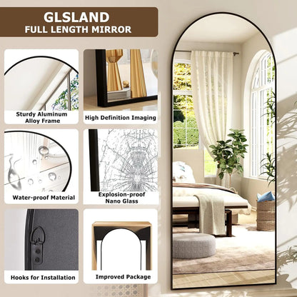 Arched Full-Length Mirror