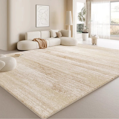 Cream Style Rugs for Bedroom Thick Washable Lounge Floor Mat Large Area Living Room Decoration Plush Carpet Home Fluffy Soft Rug