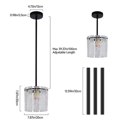 Crystal Glass Pendant Lamp