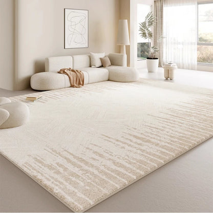 Cream Style Rugs for Bedroom Thick Washable Lounge Floor Mat Large Area Living Room Decoration Plush Carpet Home Fluffy Soft Rug