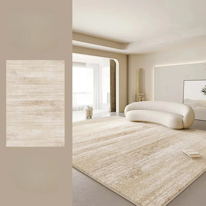 Cream Style Rugs for Bedroom Thick Washable Lounge Floor Mat Large Area Living Room Decoration Plush Carpet Home Fluffy Soft Rug