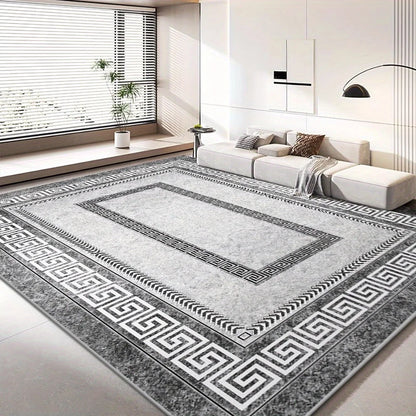 VIKAMA Minimalist And Luxurious Living Room Carpet Abstract Bedroom Rug Dirt-Resistant And Easy To Clean Home Decor Accessory